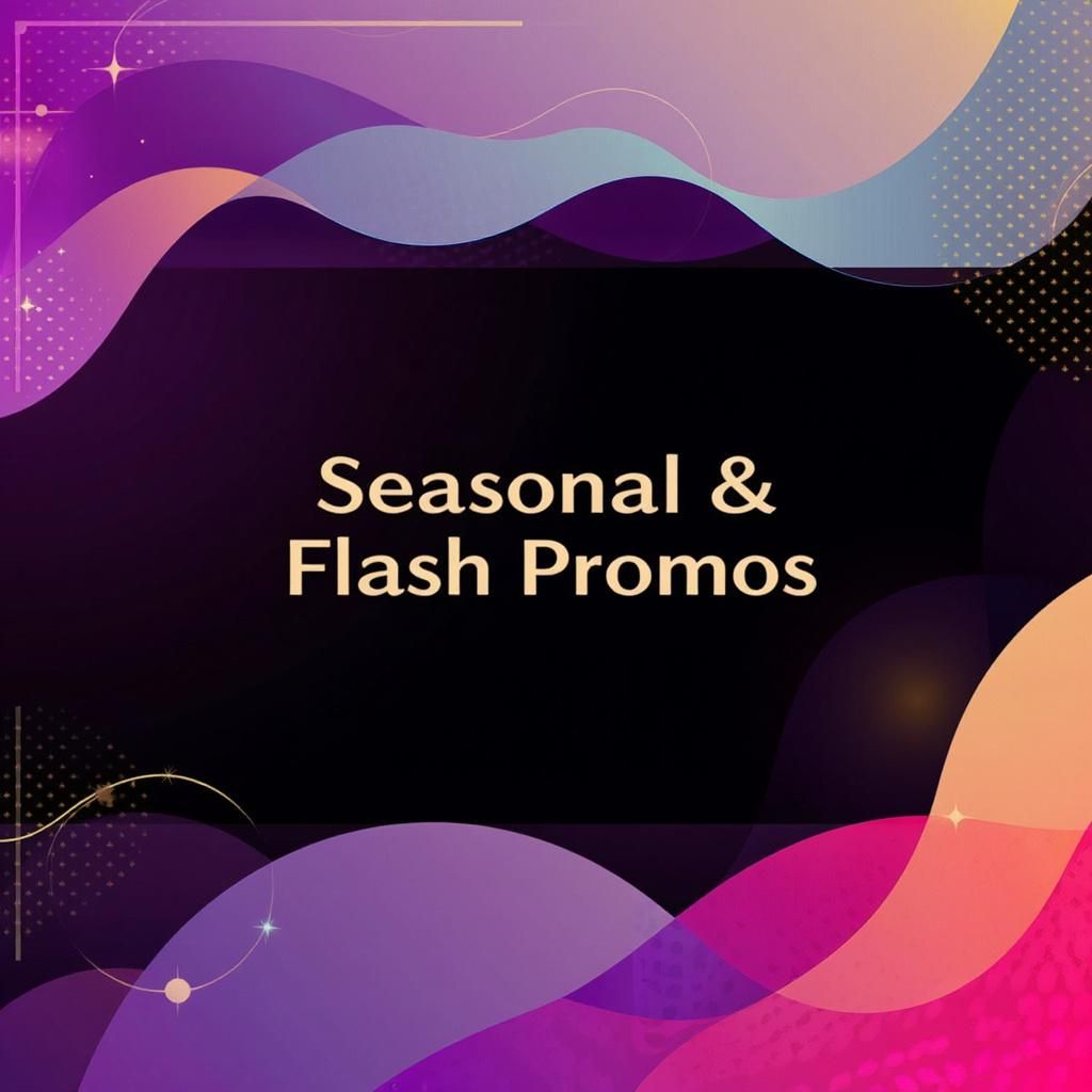 Seasonal & Flash Promos Seasonal & Flash Promos
